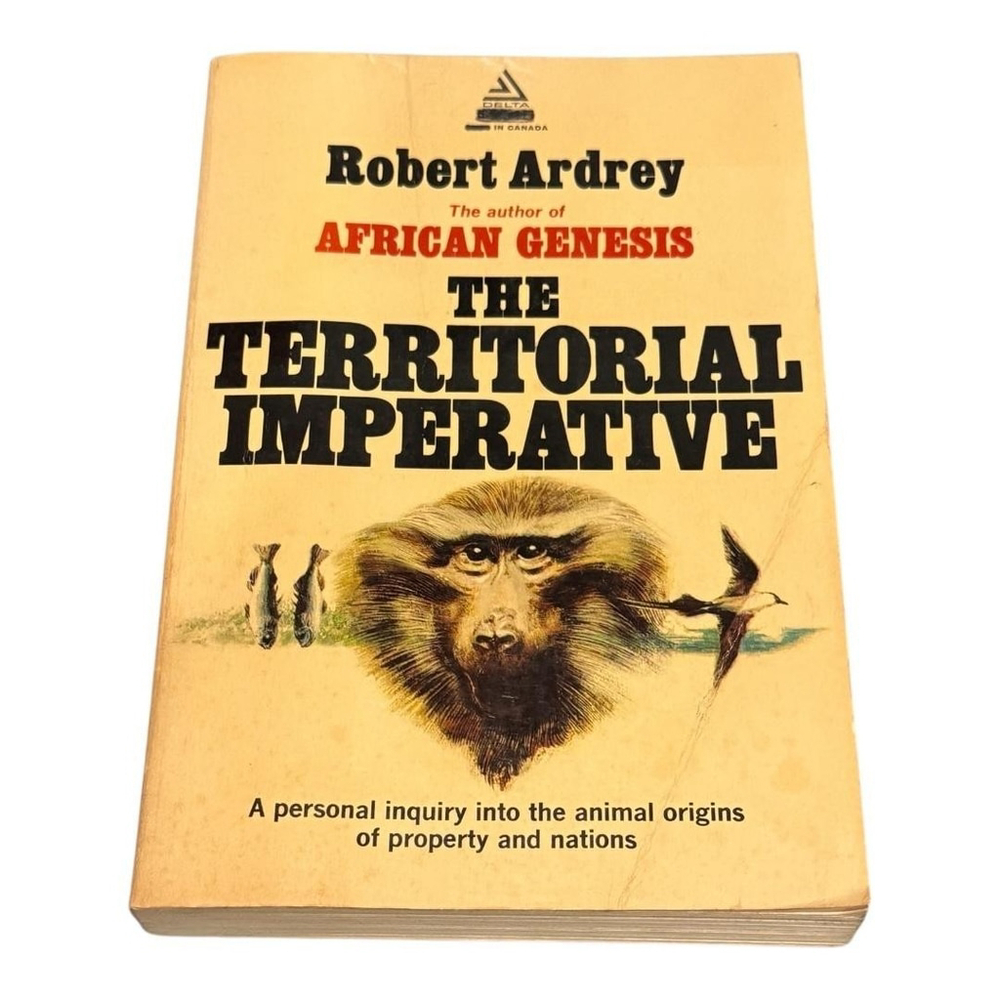 Vintage Territorial Imperative Robert Ardrey Animal Origins Nations Paperback